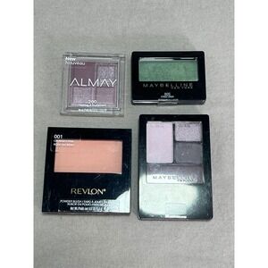 NOS Discontinued Drugstore Makeup Lot of 4 Sealed Maybelline Revlon Almay Y2K